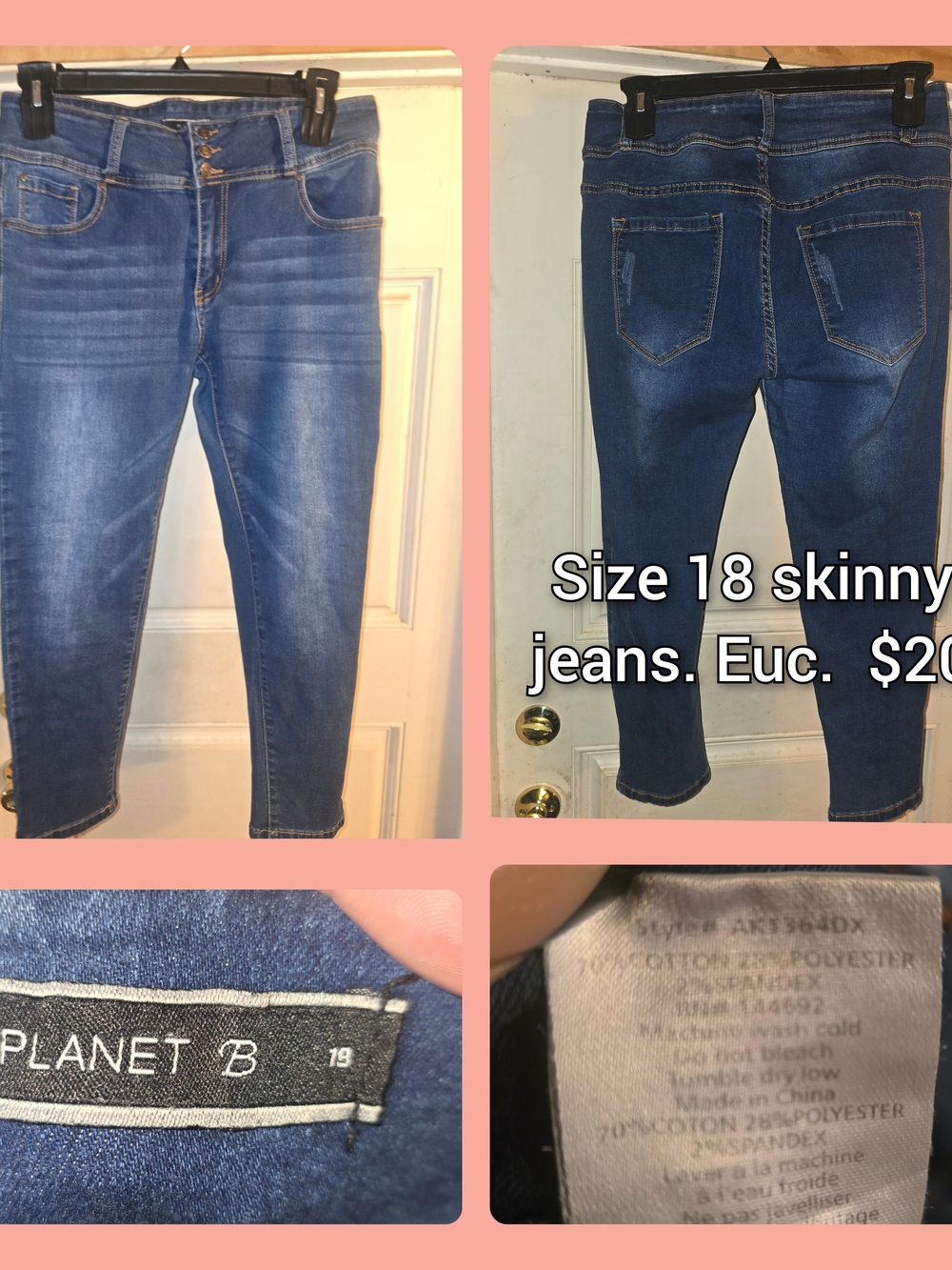 Women's Skinny Jeans - Blue